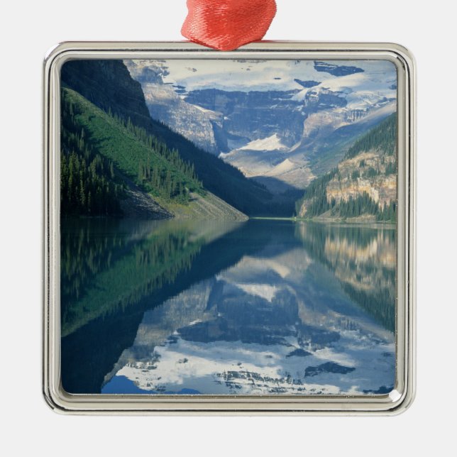 Lake Louise, Banff National Park, Alberta, Silbernes Ornament (Vorne)