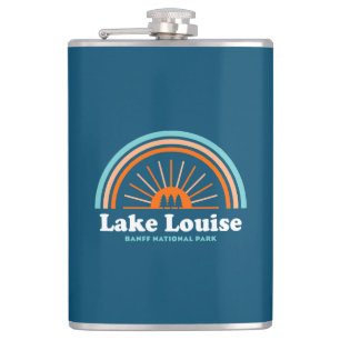 Lake Louise Banff National Park Rainbow Flachmann