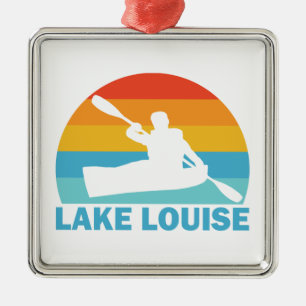 Lake Louise Banff Nationalpark Kayak Ornament Aus Metall