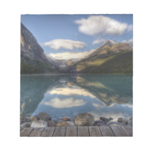 Lake Louise bei Sonnenaufgang, Banff National Park Notizblock