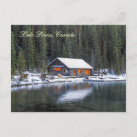 Lake Louise_Boat house_Post Card