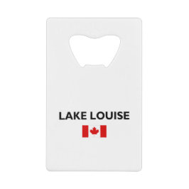 Lake Louise Canada Kanadische Flagge Licht Farbe Geldbeutel Flaschenöffner