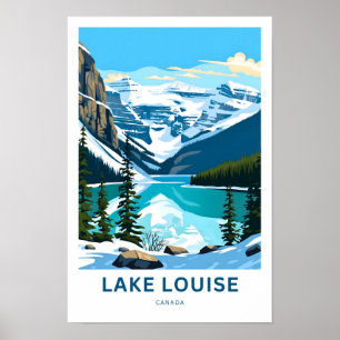 Lake Louise Canada Travel Print Poster