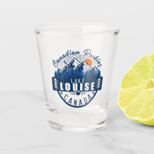 Lake Louise Canada Vintag Retro Sunset Souvenir Schnapsglas