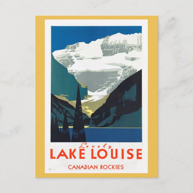 Lake Louise Canadian Rockies Canada Postkarte (Vorderseite)