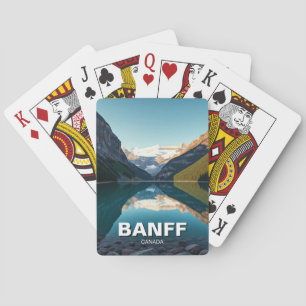 Lake Louise im Banff-Nationalpark Kanada Spielkarten
