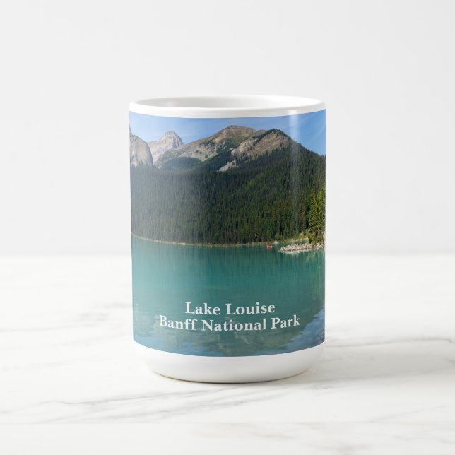 Lake Louise in Banff Canada Kaffeetasse (Mittel)