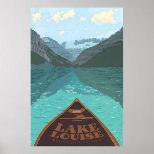 Lake Louise Kanada Reiseplakat Poster