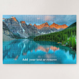 Lake Louise, Kanada und reflektierte Berge, Puzzle