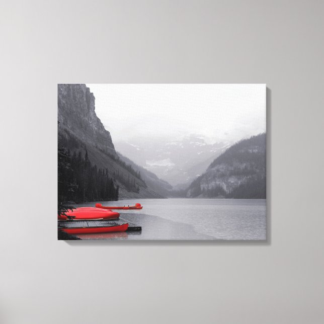 Lake Louise Leinwand Wrap (Vorderseite)