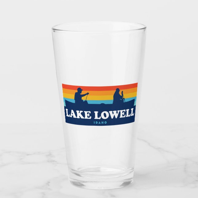 Lake Lowell Idaho Canoe Glas (Vorderseite)