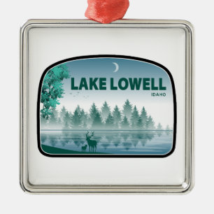 Lake Lowell Idaho Deer Ornament Aus Metall