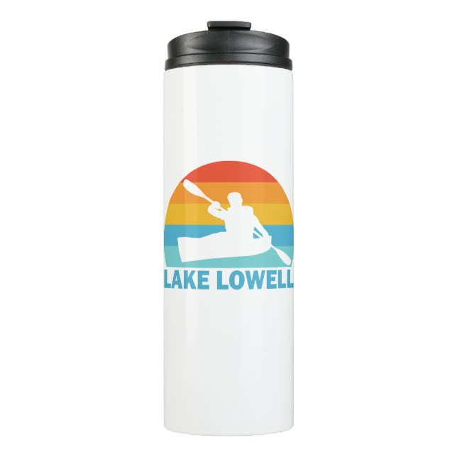 Lake Lowell Idaho Kayak Thermosbecher (Vorderseite)
