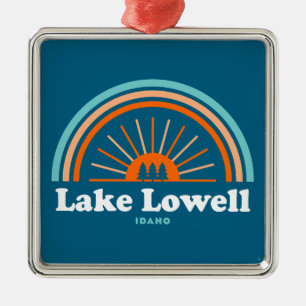 Lake Lowell Idaho Rainbow Ornament Aus Metall