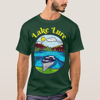 Lake Lure Bekleidung North Carolina Retro Bootfahr T-Shirt