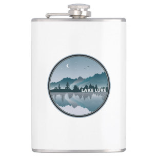 Lake Lure North Carolina Reflektion Flachmann