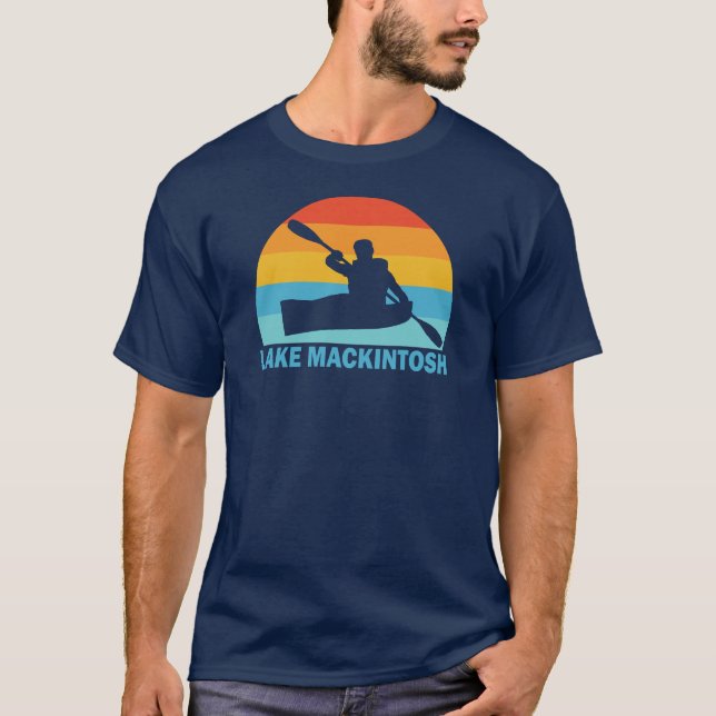 Lake Mackintosh North Carolina Kayak T-Shirt (Vorderseite)