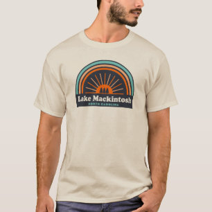 Lake Mackintosh North Carolina Rainbow T-Shirt
