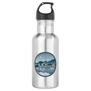 Lake Mackintosh North Carolina Reflektion Edelstahlflasche