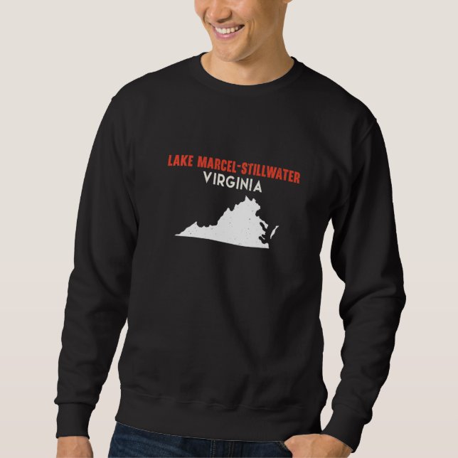 Lake Marcel Stillwater Washington USA State Americ Sweatshirt (Vorderseite)