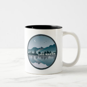 Lake Marion South Carolina Reflektion Zweifarbige Tasse