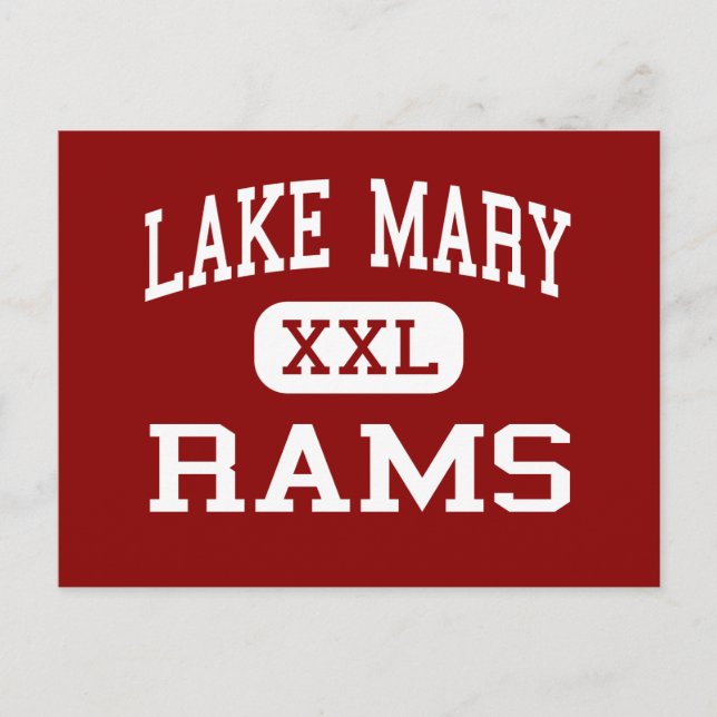 Lake Mary - Rams - High School - Lake Mary Florida Postkarte (Vorderseite)