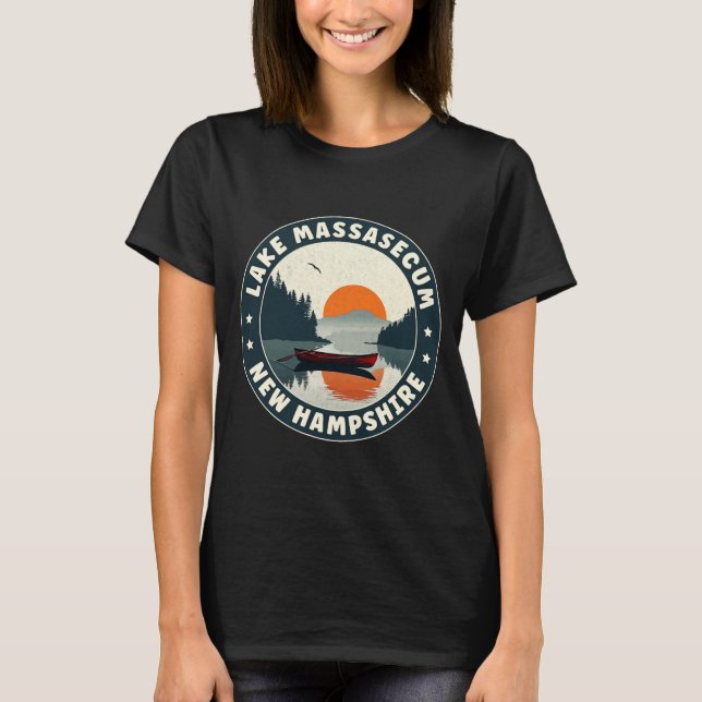 Lake Mase New Hampshire Sunset T Shirt  (Vorderseite)