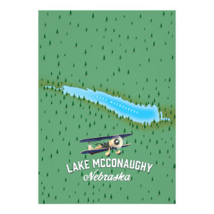 Lake McConaughy Nebraska Reiseplakat Fotodruck