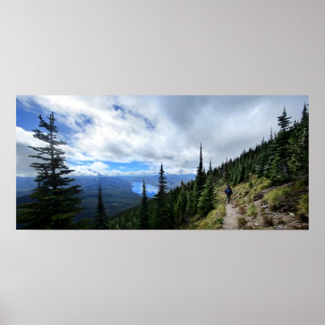 Lake McDonald aus Mt Brown - Glacier National Park Poster (Vorne)