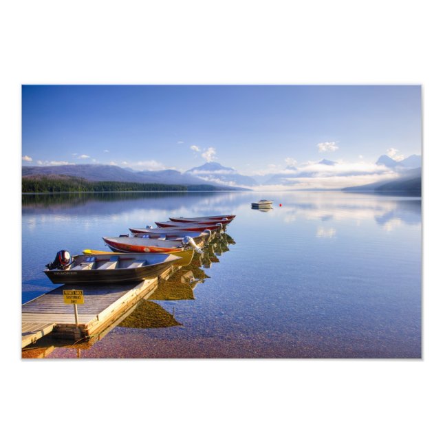Lake McDonald, Glacier National Park, Montana, Fotodruck (Vorne)