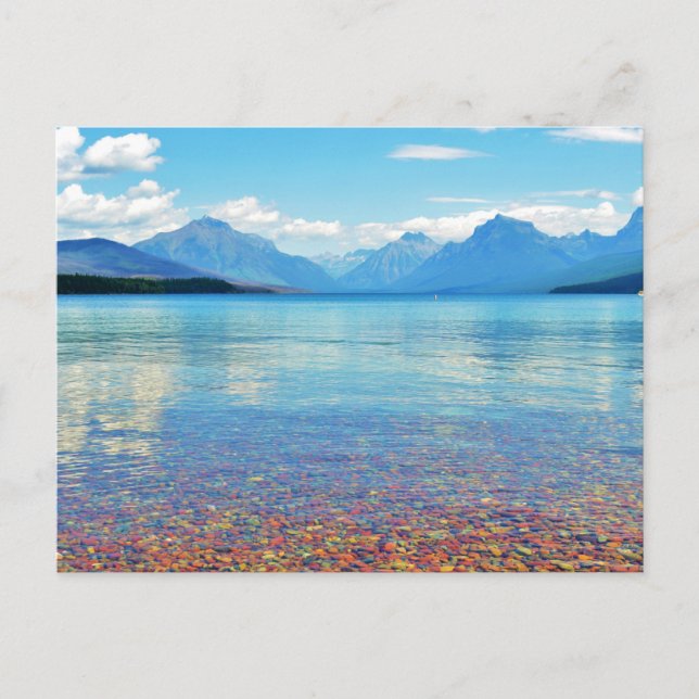 Lake McDonald Glacier National Park, Mt Postkarte (Vorderseite)