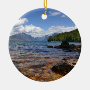 Lake McDonald I Keramik Ornament