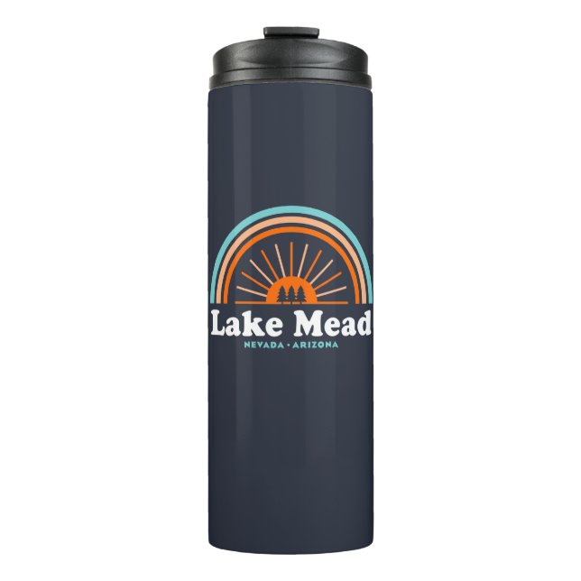Lake Mead Nevada Arizona Rainbow Thermosbecher (Vorderseite)