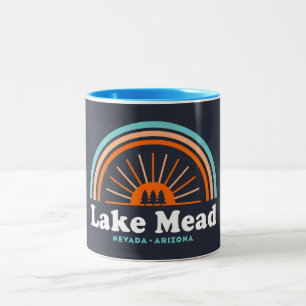 Lake Mead Nevada Arizona Rainbow Zweifarbige Tasse
