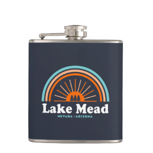 Lake Mead Nevada Arizona Regenbogen Flachmann
