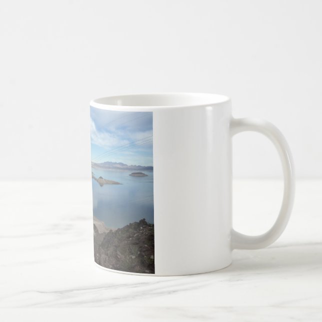 Lake Mead Nevada Foto-Kaffee-Tassen-Hooverdamm Tasse (Rechts)