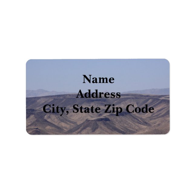 Lake Meade Address Labels Adressaufkleber (Vorne)