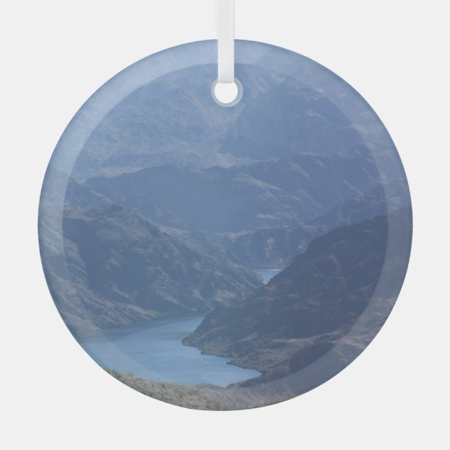 Lake Meade Ornament Aus Glas (Vorderseite)