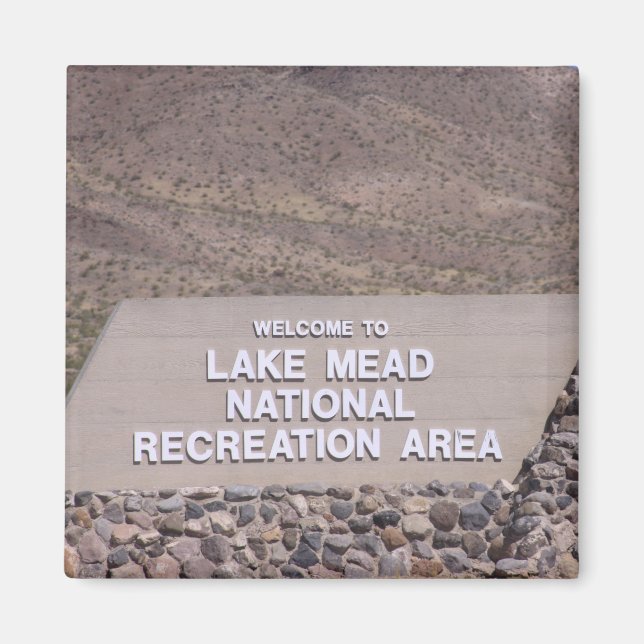 Lake Meade Recreational Area - Schild Magnet (Vorne)
