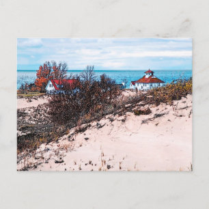 Lake Michigan Beach Houses Postkarte