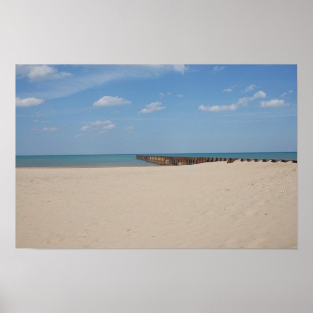 Lake Michigan Beach Poster (Vorne)