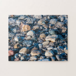 Lake Michigan Beach Stones Underwwate Jigsaw Puzzl Puzzle