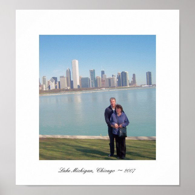 Lake Michigan, Chicago ~ 2007 Poster (Vorne)