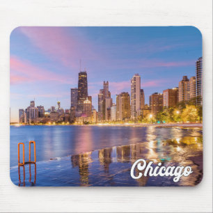 Lake Michigan, Chicago, Illinois, USA Mousepad