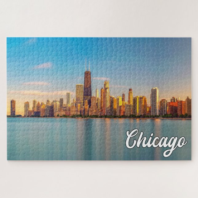 Lake Michigan, Chicago, Illinois, USA Puzzle (Horizontal)