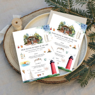 Lake Michigan | Geburtstagswoche Einladung