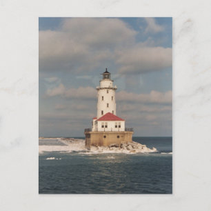 Lake Michigan Lighthouse Postkarte