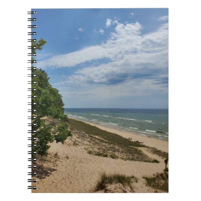 Lake Michigan Notebook Notizblock (Vorderseite)