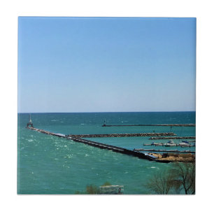 Lake Michigan, Port Washington, Wisconsin Fliese