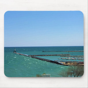 Lake Michigan, Port Washington, Wisconsin Mousepad